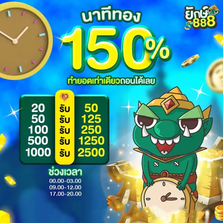 YAK888-โปรนาทีทอง